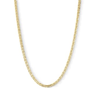 14K Gold Plated 3.5mm Mariner Chain - 24"