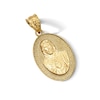 Thumbnail Image 2 of 14K Gold Plated Reversable Jesus and Mary Oval Charm
