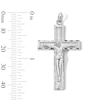 Thumbnail Image 2 of Sterling Silver Large Diamond-Cut Crucific Charm