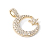 Thumbnail Image 2 of 14K Gold Plated CZ Moon and Star Charm