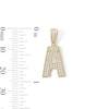 14K Gold Plated CZ Mini “A” Initial Charm
