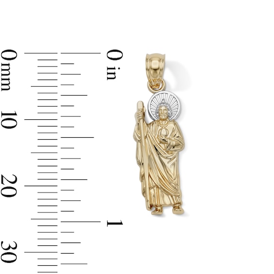 14K Gold Plated St. Jude Charm