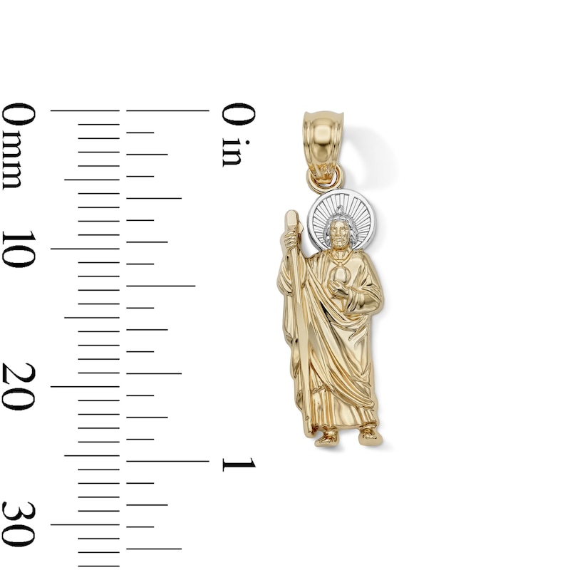 14K Gold Plated St. Jude Charm