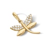 Thumbnail Image 2 of 14K Gold Plated Yellow CZ Dragonfly Charm