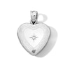 Thumbnail Image 1 of Sterling Silver CZ Heart Locket Charm