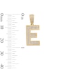 Thumbnail Image 2 of 14K Gold Plated CZ Varsity Initial "E" Necklace Charm