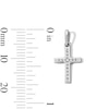 Thumbnail Image 2 of Sterling Silver CZ Mini Cross Charm
