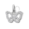 Thumbnail Image 1 of Sterling Silver CZ Mini Butterfly Charm