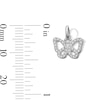 Thumbnail Image 2 of Sterling Silver CZ Mini Butterfly Charm