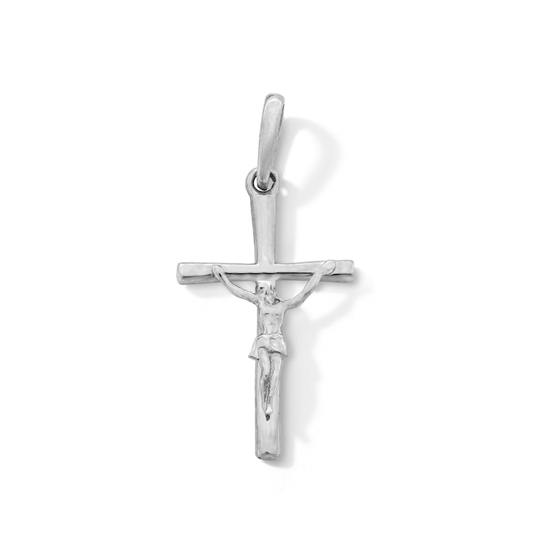 Main Image 1 of Sterling Silver Mini Crucifix Charm