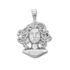 Thumbnail Image 1 of Solid Sterling Silver CZ Medusa Head Necklace Charm