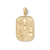Thumbnail Image 1 of 14K Gold Plated Good Luck Necklace Charm