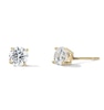 Thumbnail Image 1 of 14K Gold Plated 5mm CZ Round Solitaire Studs