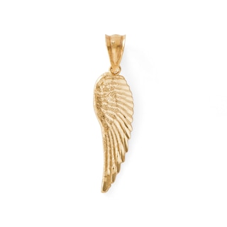 14K Gold Plated Angel Wing Charm
