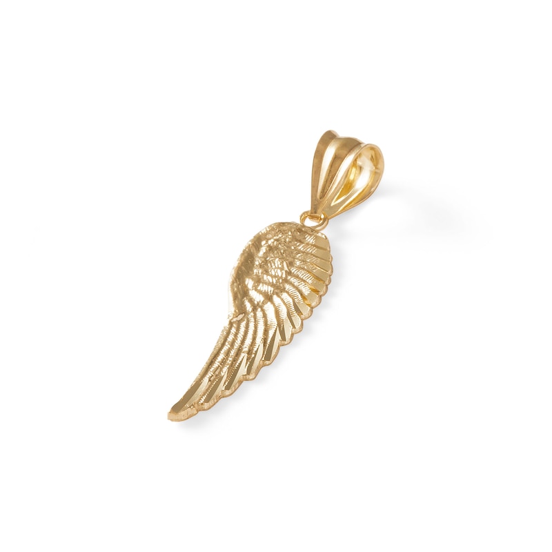 14K Gold Plated Angel Wing Charm