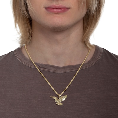 14K Gold Plated Eagle Charm