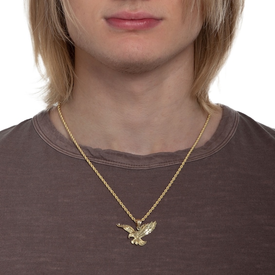 14K Gold Plated Eagle Charm