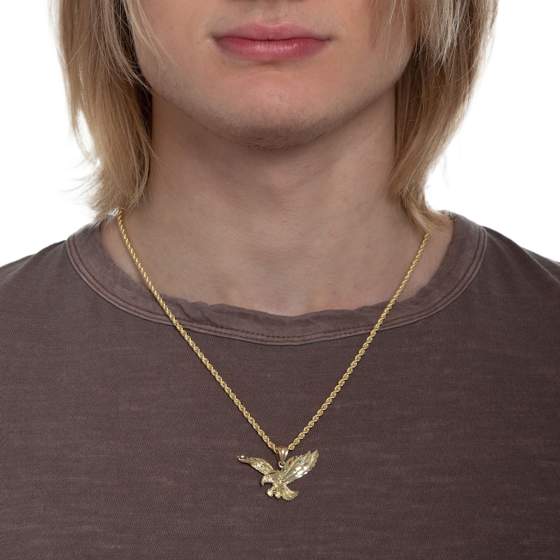 14K Gold Plated Eagle Charm