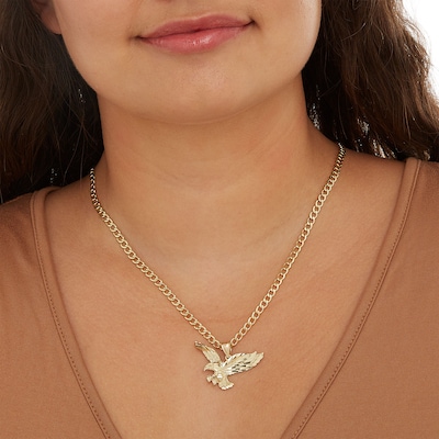 14K Gold Plated Eagle Charm