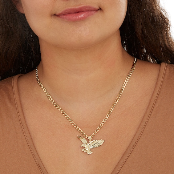 14K Gold Plated Eagle Charm