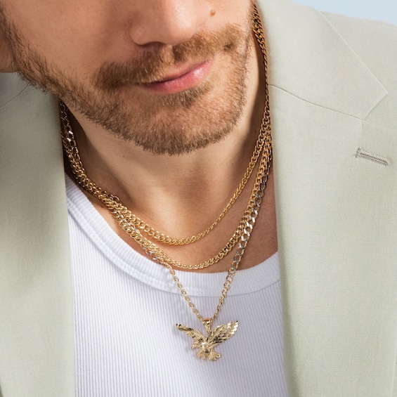 14K Gold Plated Eagle Charm