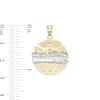 14K Gold Plated Two-Tone Last Supper Medallion Charm