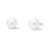 Thumbnail Image 1 of 14K Gold Plated Freshwater Cultured Pearl Studs