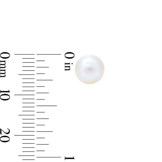 14K Gold Plated Freshwater Cultured Pearl Studs