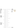 Thumbnail Image 2 of 14K Gold Plated 3mm Cultured Freshwater Pearl Studs