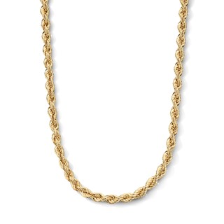 14K Gold Plated Rope Chain - 22"