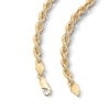 Thumbnail Image 3 of 14K Gold Plated 5.5mm Rope Chain - 20"