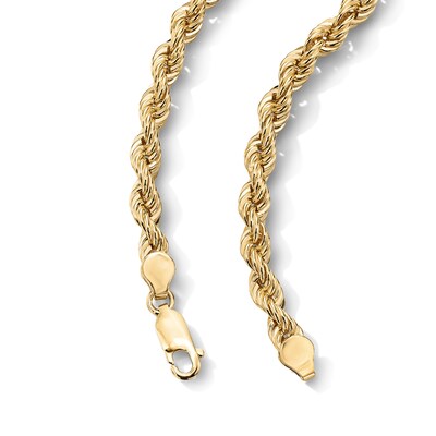 14K Gold Plated 5.5mm Rope Chain - 20"