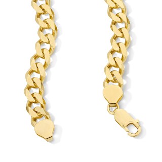 14K Gold Plated Diamond-Cut Curb Chain - 22"