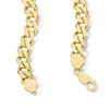 Thumbnail Image 2 of 14K Gold Plated Diamond-Cut Curb Chain - 24"