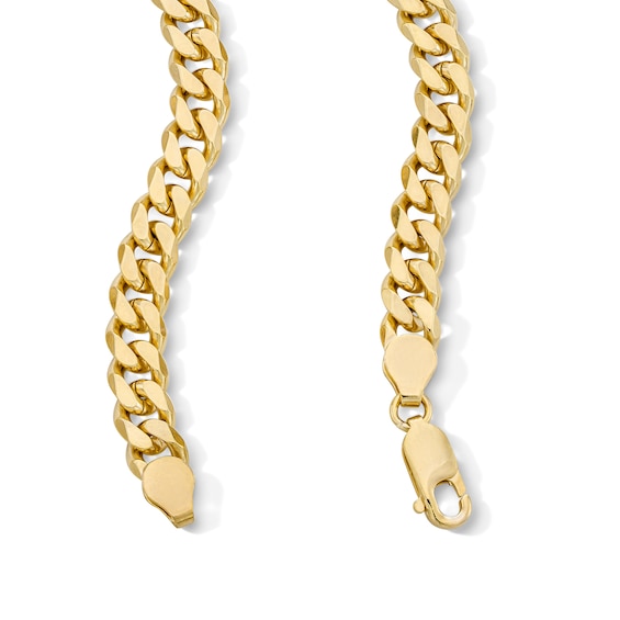 14K Gold Plated Diamond-Cut Curb Chain - 24"