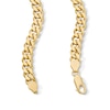 Thumbnail Image 2 of 14K Gold Plated Diamond-Cut Curb Chain - 22"
