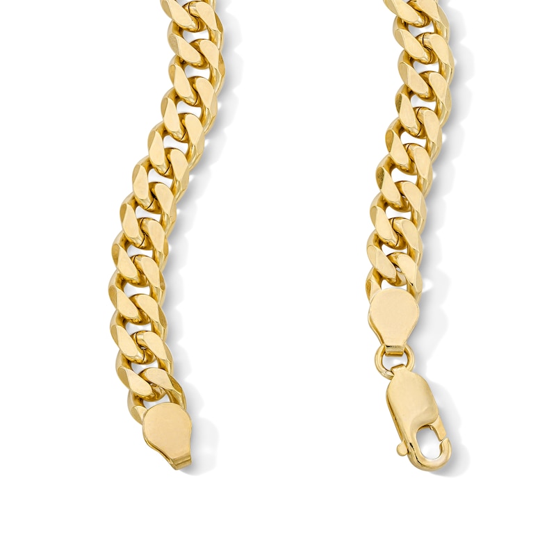 Main Image 2 of 14K Gold Plated Diamond-Cut Curb Chain - 20"