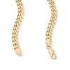 Thumbnail Image 2 of 14K Gold Plated Diamond-Cut Curb Chain - 22"