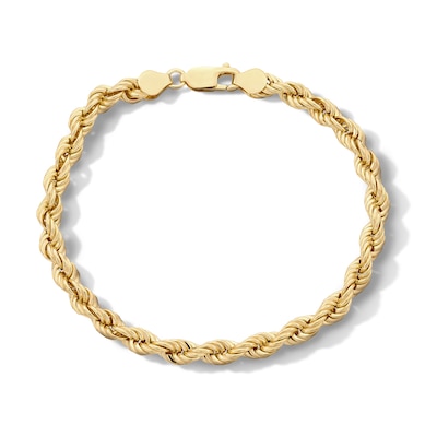 14K Gold Plated Rope Chain Bracelet