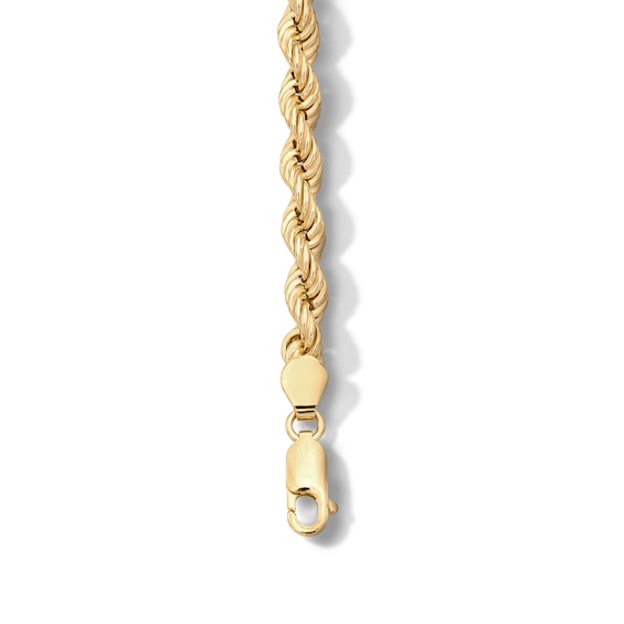 14K Gold Plated Rope Chain Bracelet