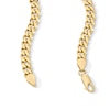 Thumbnail Image 2 of 14K Gold Plated Diamond-Cut Curb Chain - 20"