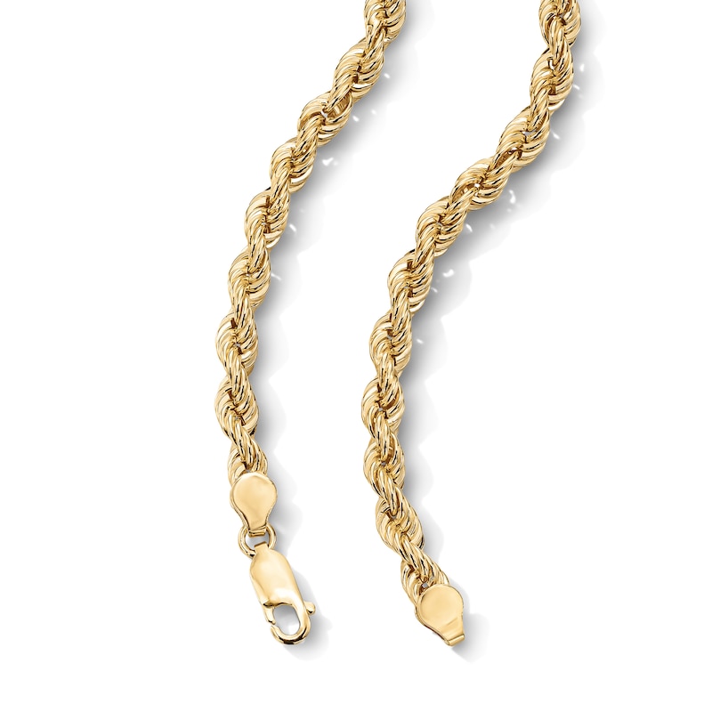 Main Image 2 of 14K Gold Plated Rope Chain - 18"