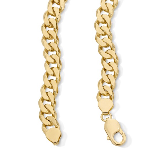 14K Gold Plated Diamond-Cut Curb Chain - 30"