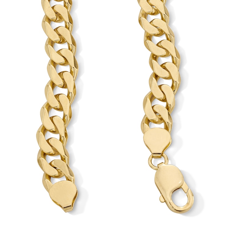 Main Image 2 of 14K Gold Plated Diamond-Cut Curb Chain - 26"