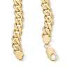 Thumbnail Image 2 of 14K Gold Plated Diamond-Cut Curb Chain - 22"