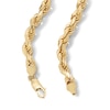Thumbnail Image 2 of 14K Gold Plated Rope Chain - 20"
