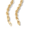 Thumbnail Image 2 of 14K Gold Plated Rope Chain - 24"