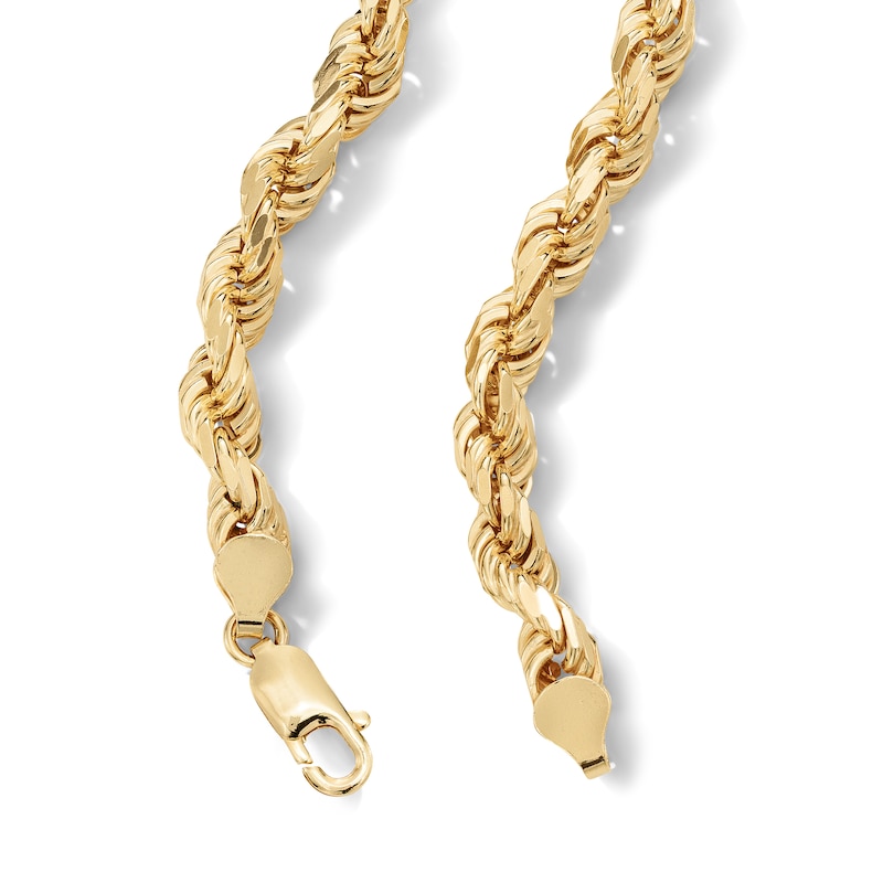 Main Image 2 of 14K Gold Plated Rope Chain - 24"