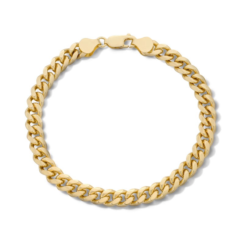 Main Image 1 of 14K Gold Plated Curb Chain Bracelet - 8.5"
