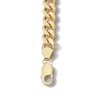 Thumbnail Image 2 of 14K Gold Plated Curb Chain Bracelet - 8.5"
